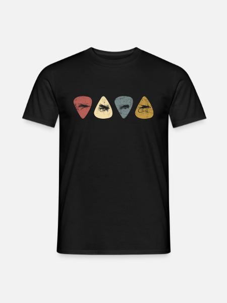 Fly fishing hook - Men's T-Shirt - black