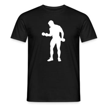 Fitness Workout Personal Training - T-shirt homme - noir - Devant - AI Model Male 178 light (178cm)