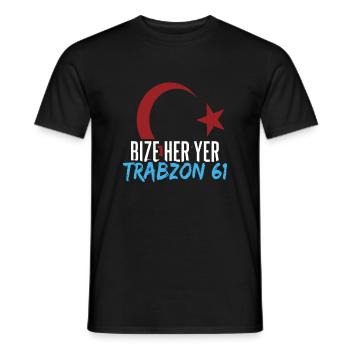 Bize her yer Trabzon - Männer T-Shirt - Schwarz - Vorne - AI Model Male 178 light (178cm)
