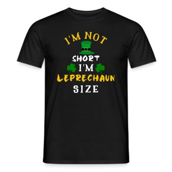 Irish, Irish, Irish, Ireland, Ireland, Ireland - Men's T-Shirt - black - Front - AI Model Male 178 light (178cm)