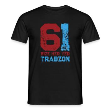 Bize her yer Trabzon - Männer T-Shirt - Schwarz - Vorne - AI Model Male 178 light (178cm)