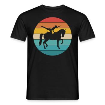 Voltage | Retro Style - Men's T-Shirt - black - Front - AI Model Male 178 light (178cm)