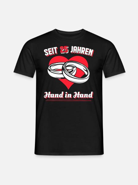 Mariage d’argent Cadeau - T-shirt homme - noir