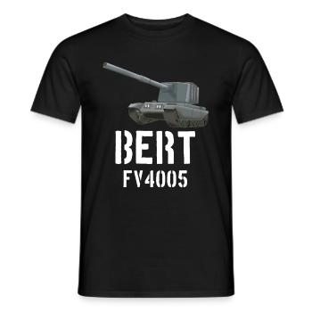 FV4005 BERT Panzer Jagdpanzer Game Gaming - Men's T-Shirt - black - Front - AI Model Male 178 light (178cm)