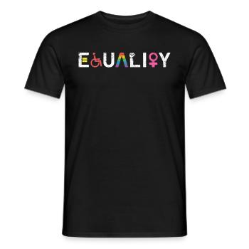 Pride CSD LGBT Equality Rainbow Geschenk - Männer T-Shirt - Schwarz - Vorne - AI Model Male 178 light (178cm)