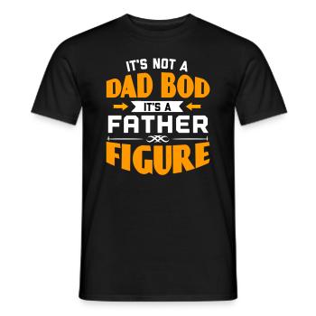 Father's Day, Father's Day, Father's Day, Father's - Men's T-Shirt - black - Front - AI Model Male 178 light (178cm)