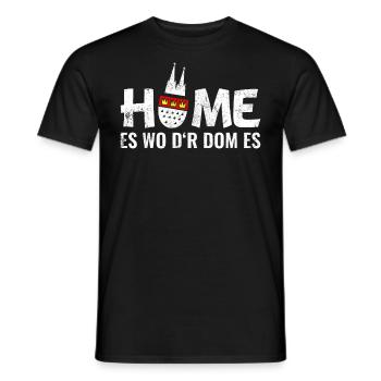Kölner Köln Dom Rhein Stadt - Männer T-Shirt - Schwarz - Vorne - AI Model Male 178 light (178cm)