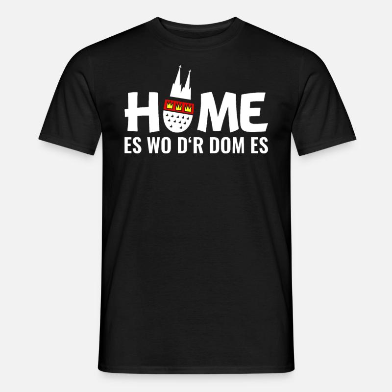Köln Dom Kölner Kölle - Männer T-Shirt - Schwarz