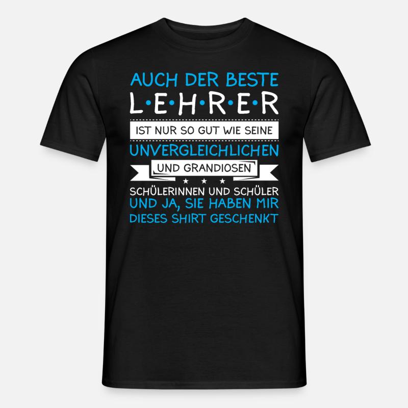 Lehrer Klassenlehrer Schüler Klasse Geschenk - Männer T-Shirt - Schwarz
