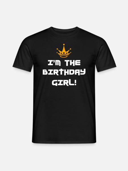 Verjaardag, Verjaardag, Verjaardag, Verjaardag, Verjaardag - Heren T-shirt - zwart