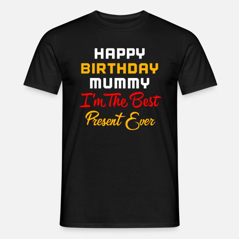 Geburtstag, Geburtstag, Geburtstag, Geburtstag, Geburtstag - Männer T-Shirt - Schwarz