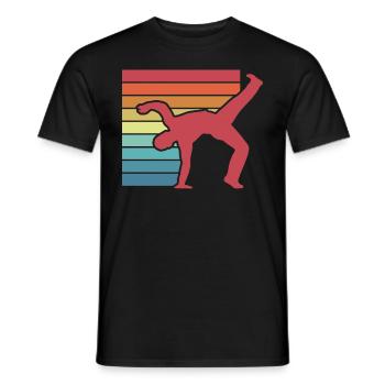 Capoeira Kampfkunst Kampfsport - Männer T-Shirt - Schwarz - Vorne - AI Model Male 178 light (178cm)