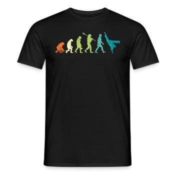 Capoeira - Männer T-Shirt - Schwarz - Vorne - AI Model Male 178 light (178cm)