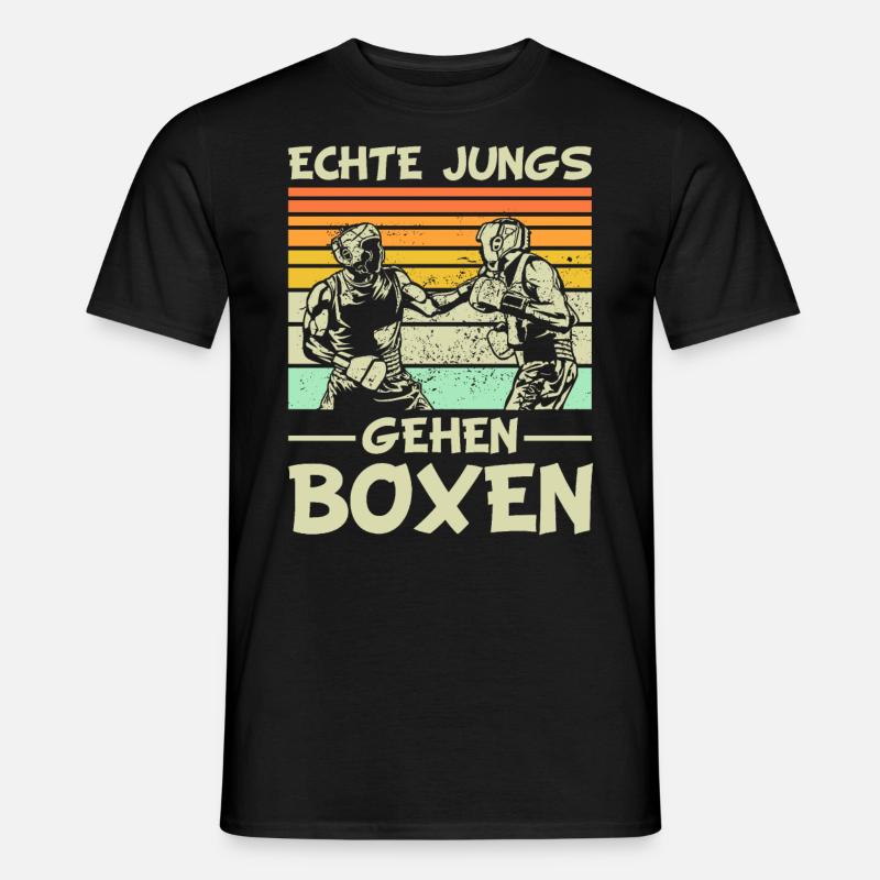 Boxen Boxen Boxen - Männer T-Shirt - Schwarz
