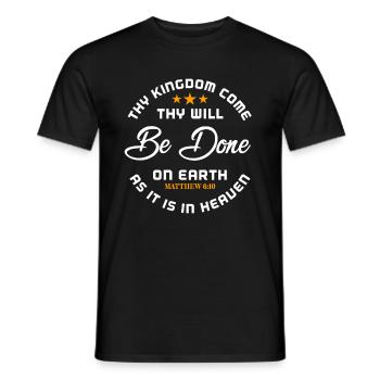 Jésus, Jésus, Jésus chrétien chrétien chrétien chrétien - T-shirt homme - noir - Devant - AI Model Male 178 light (178cm)