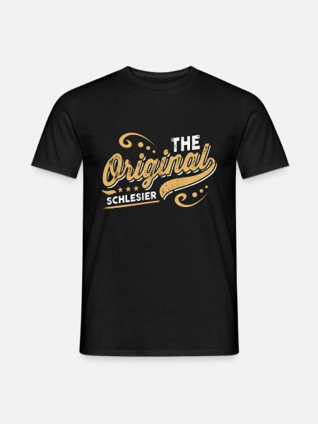 The original Schlesener - Männer T-Shirt - Schwarz