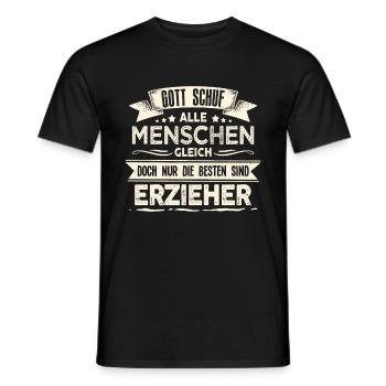 Erzieher Kindergarten - Männer T-Shirt - Schwarz - Vorne - AI Model Male 178 light (178cm)