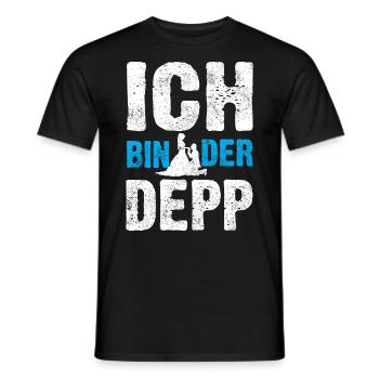 Ich bin der Depp - Männer T-Shirt - Schwarz - Vorne - AI Model Male 178 light (178cm)