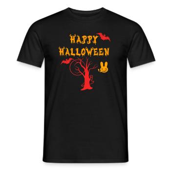 Halloween Halloween Halloween Halloween Halloween - T-shirt homme - noir - Devant - AI Model Male 178 light (178cm)
