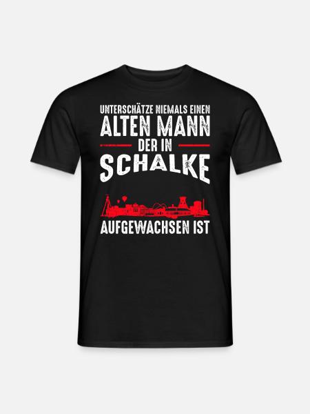 Gelsenkirchen Schalke Männer Spruch - Männer T-Shirt - Schwarz