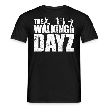 The Walking in DayZ Zombies The Walking - Männer T-Shirt - Schwarz - Vorne - AI Model Male 178 light (178cm)