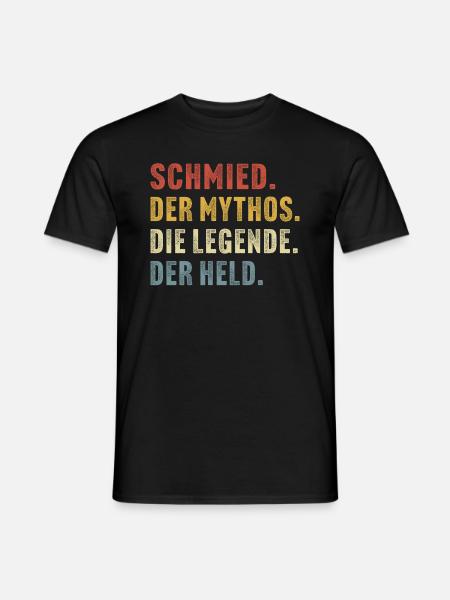 Schmied der mythos die legende der held - Männer T-Shirt - Schwarz
