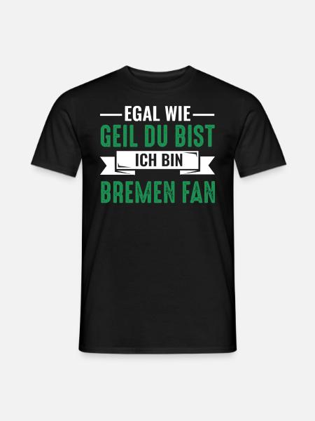 Bremen Bremer Fan - Männer T-Shirt - Schwarz