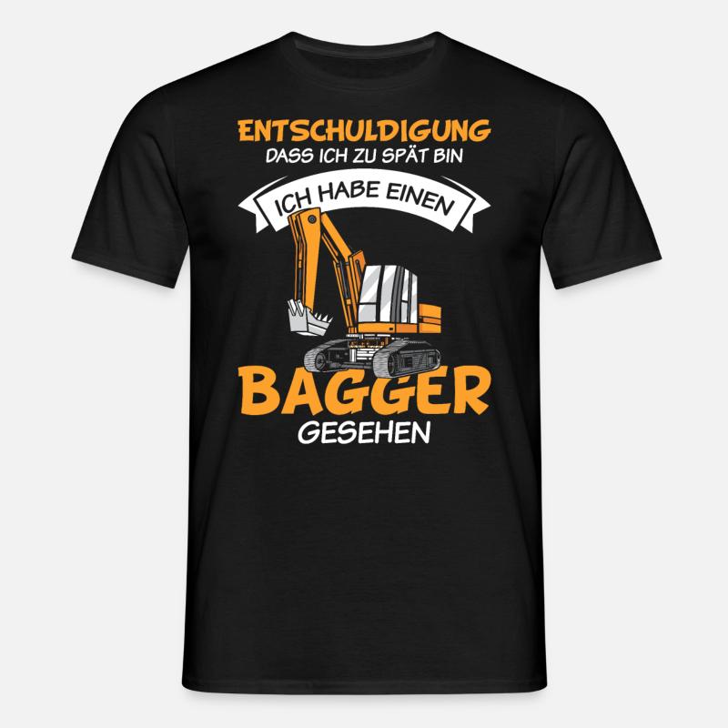 Kinder Bagger - Männer T-Shirt - Schwarz