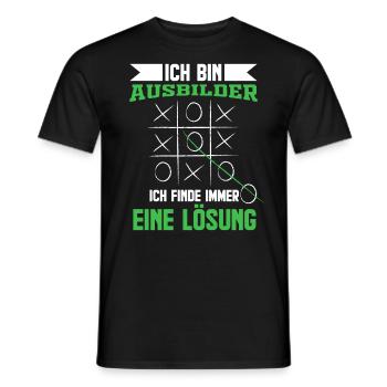 Beruf - Ausbilder lustiger Spruch für Job - Männer T-Shirt - Schwarz - Vorne - AI Model Male 178 light (178cm)