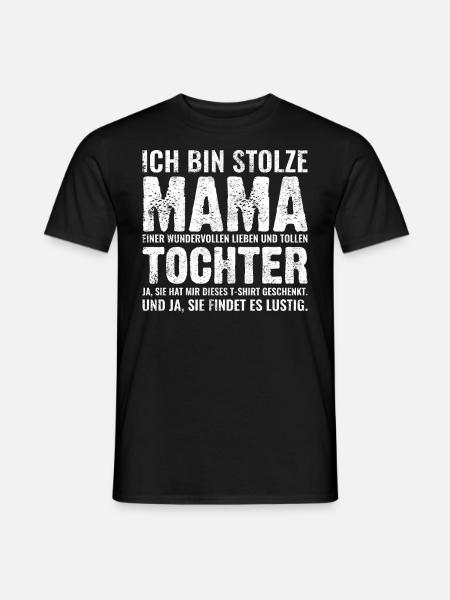 Lustige Sprüche Mama Tochter Partnerlook Geschenk - Männer T-Shirt - Schwarz