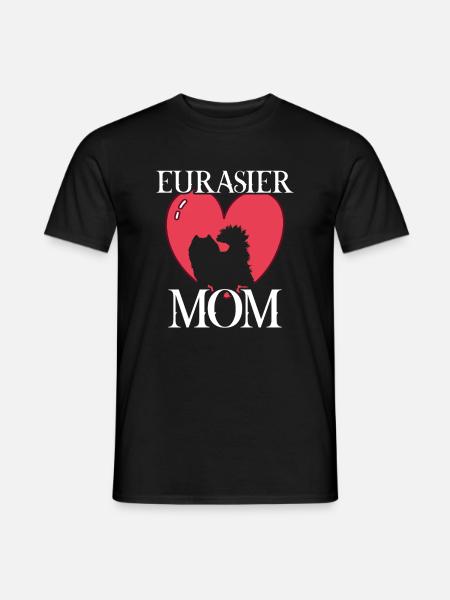 Eurasier mom Hund - Männer T-Shirt - Schwarz