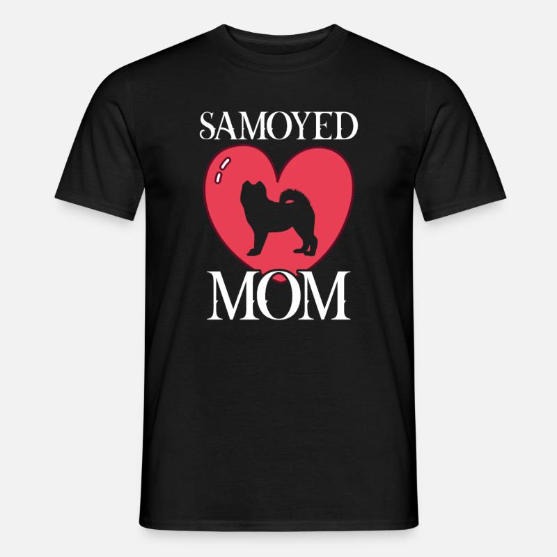 samoyed mom Samojede - Men's T-shirt - black
