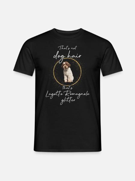 Questo è Lagotto Romagnolo Glitter Dog - T-shirt uomo - nero