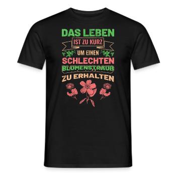 Floristin Florist - Männer T-Shirt - Schwarz - Vorne - AI Model Male 178 light (178cm)