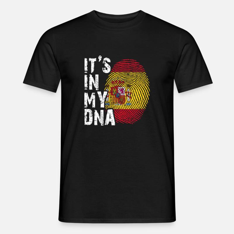 Det er i mit DNA Spanien Spanien - Mænd T-shirt - sort
