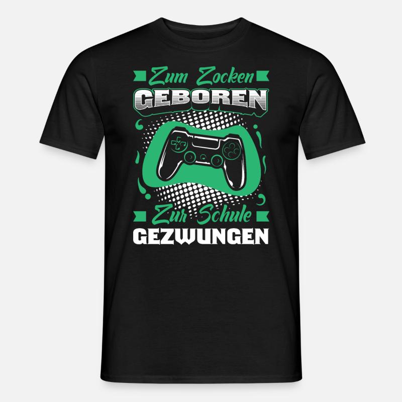 Gamer Spruch - Männer T-Shirt - Schwarz