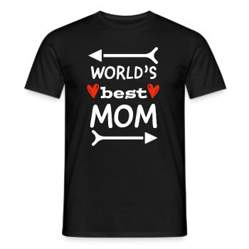 Fête des mères, Fête des mères, Fête des mères - T-shirt homme - noir - Devant - AI Model Male 178 light (178cm)