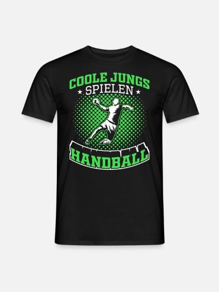 Handball Jungs - Männer T-Shirt - Schwarz