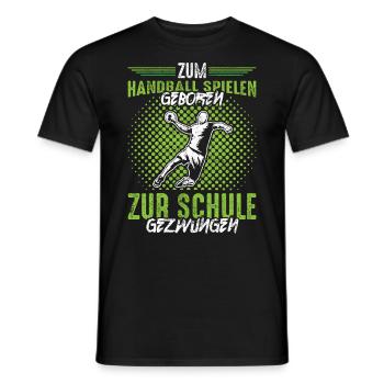 Handball | Handballer Handballspieler - Männer T-Shirt - Schwarz - Vorne - AI Model Male 178 light (178cm)