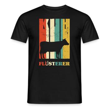 Kuh Flüsterer Kühe - Männer T-Shirt - Schwarz - Vorne - AI Model Male 178 light (178cm)