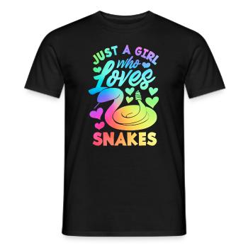 Serpent Serpent Serpent - T-shirt homme - noir - Devant - AI Model Male 178 light (178cm)