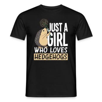 Igel Igel Igel - Männer T-Shirt - Schwarz - Vorne - AI Model Male 178 light (178cm)