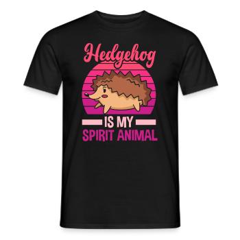 Igel Igel Igel - Männer T-Shirt - Schwarz - Vorne - AI Model Male 178 light (178cm)