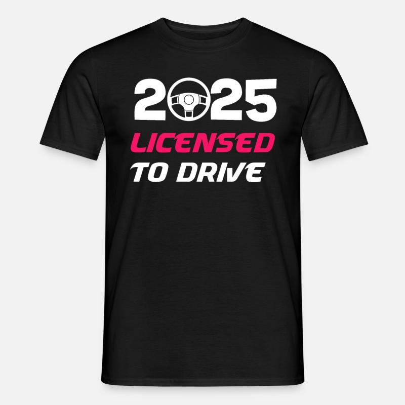 Driver's License Passed Gift - Men's T-Shirt - black