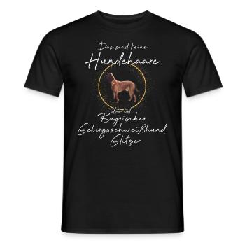 Das ist Bayrischer Gebirgsschweißhund Glitzer - Männer T-Shirt - Schwarz - Vorne - AI Model Male 178 light (178cm)