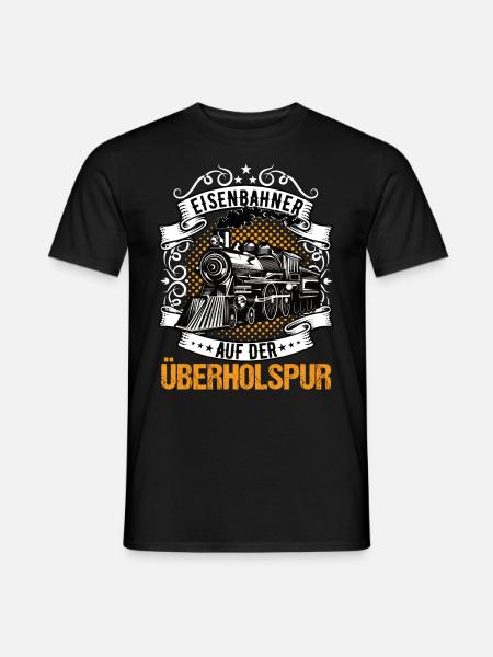 Rentner Eisenbahner Eisenbahn Modelleisenbahn - Männer T-Shirt - Schwarz