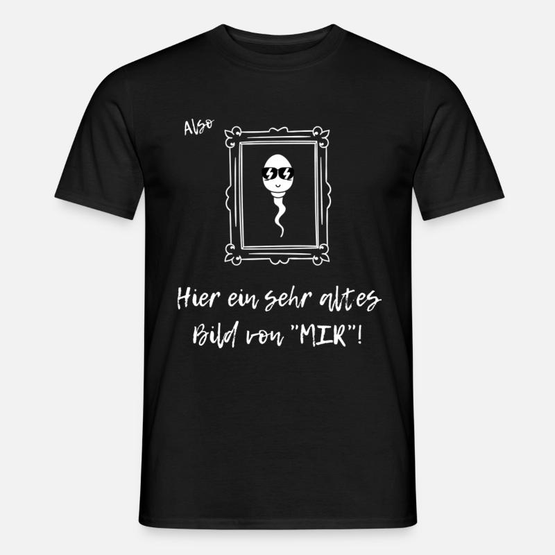 Altes Bild von MIR - Männer T-Shirt - Schwarz