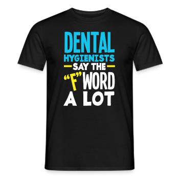 Dentist Dental Assistant Dental Assistant Gift - Men's T-Shirt - black - Front - AI Model Male 178 light (178cm)