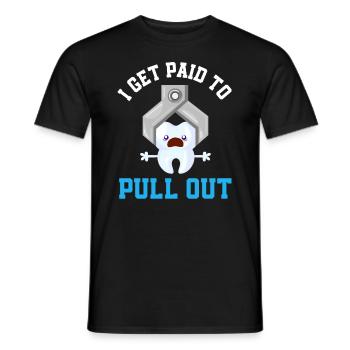 Dentist Dental Assistant Dental Assistant Gift - Men's T-Shirt - black - Front - AI Model Male 178 light (178cm)