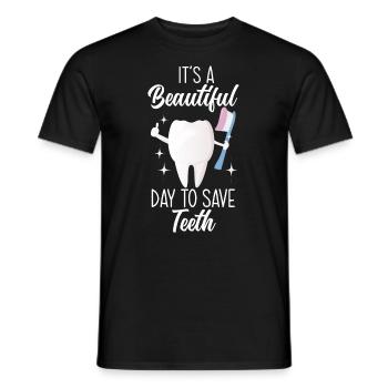 Dentist Dental Assistant Dental Assistant Gift - Men's T-Shirt - black - Front - AI Model Male 178 light (178cm)